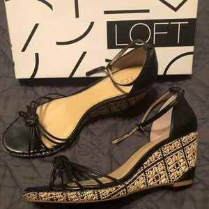 Super cute Loft Wedge Sandals